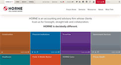 Desktop Screenshot of hornellp.com